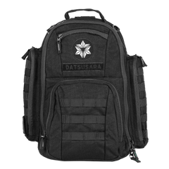 datsusara mini backpack Hemp Battlepack 16L rings on sides YKK self healing zippers PALS webbing for attaching various PALS accessories Removable logo with velcro patch and velcro name tape patch area (try these guys for great custom patches) Includes Nasty Bag Mini for wet/soiled gear separation Datsusara Hemp BattlePack Mini Backpack